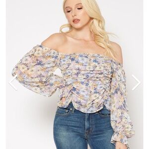 Pleione Floral Blouse